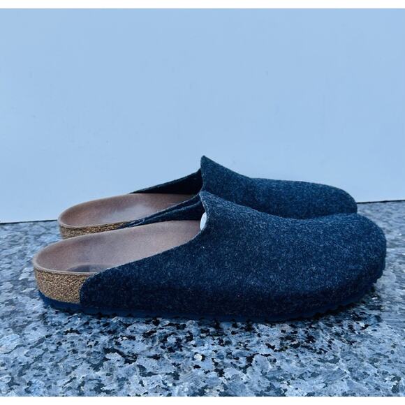 Birkenstock Black Wool Clogs men\'s size US 11/ EU 44